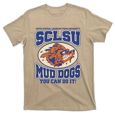 Funny Vintage SCLSU Mud Dogs Classic Football T-Shirt