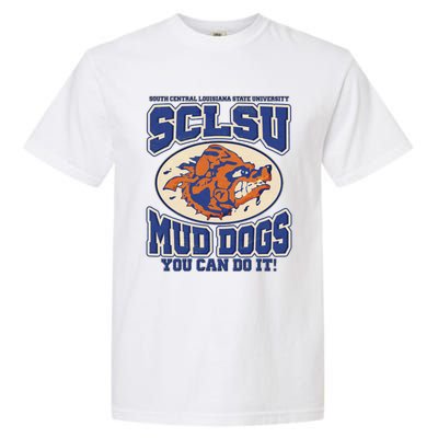 Funny Vintage SCLSU Mud Dogs Classic Football Garment-Dyed Heavyweight T-Shirt