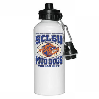 Funny Vintage SCLSU Mud Dogs Classic Football Aluminum Water Bottle 