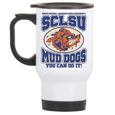 Funny Vintage SCLSU Mud Dogs Classic Football Stainless Steel Travel Mug