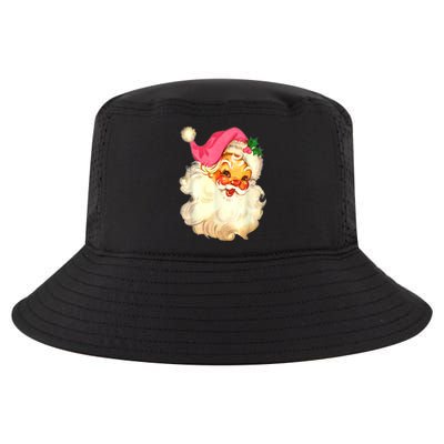 Funny Vintage Santa Claus Christmas Design Cool Comfort Performance Bucket Hat