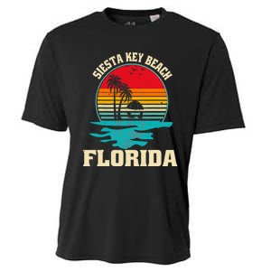 Family Vacation Siesta Key Beach Florida Palm Tree Cooling Performance Crew T-Shirt