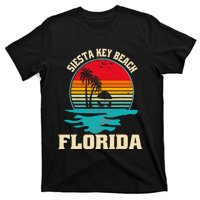 Family Vacation Siesta Key Beach Florida Palm Tree T-Shirt