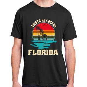 Family Vacation Siesta Key Beach Florida Palm Tree Adult ChromaSoft Performance T-Shirt