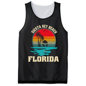 Family Vacation Siesta Key Beach Florida Palm Tree Mesh Reversible Basketball Jersey Tank