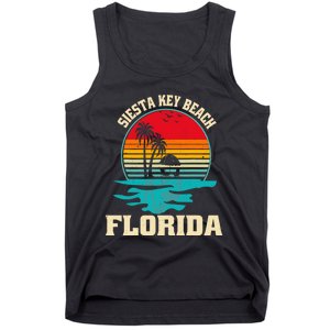 Family Vacation Siesta Key Beach Florida Palm Tree Tank Top