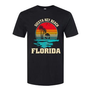 Family Vacation Siesta Key Beach Florida Palm Tree Softstyle CVC T-Shirt