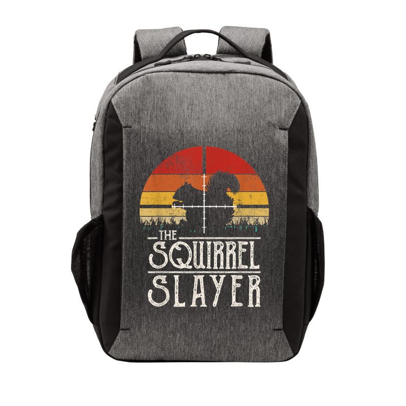 Funny Vintage Sunset Retro Style Squirrel Hunting Squirrel Slayer Vector Backpack