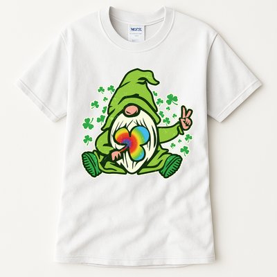 Funny Vintage St Patrick's Day Peace Love Leprechaun Gnome Tall T-Shirt