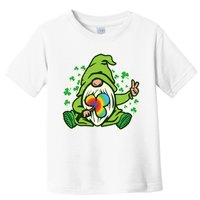 Funny Vintage St Patrick's Day Peace Love Leprechaun Gnome Toddler T-Shirt