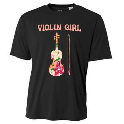 Funny Violin Stringed Musical Instrument Violin  Cooling Performance Crew T-Shirt