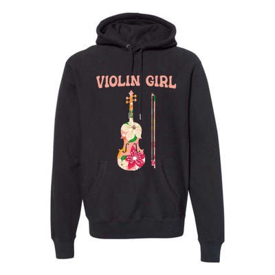 Funny Violin Stringed Musical Instrument Violin  Premium Hoodie