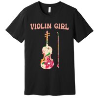 Funny Violin Stringed Musical Instrument Violin  Premium T-Shirt