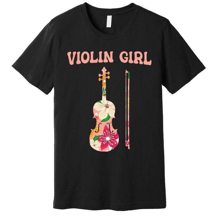 Funny Violin Stringed Musical Instrument Violin  Premium T-Shirt