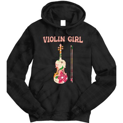 Funny Violin Stringed Musical Instrument Violin  Tie Dye Hoodie