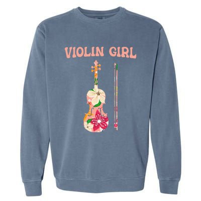 Funny Violin Stringed Musical Instrument Violin  Garment-Dyed Sweatshirt