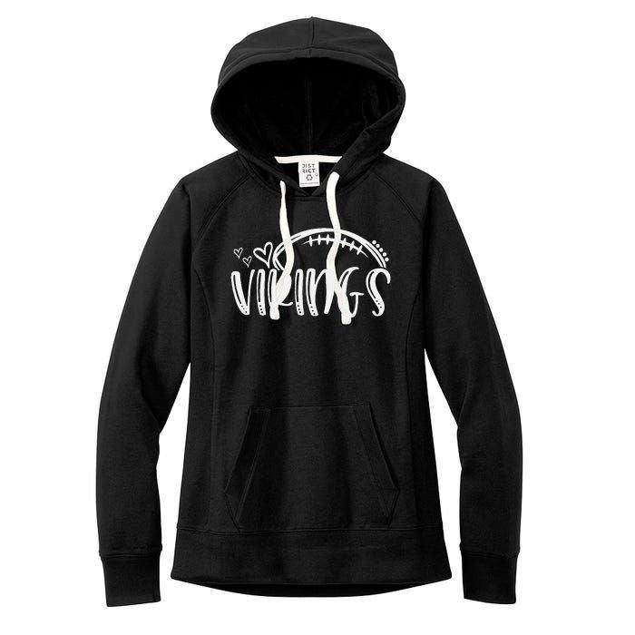 Football Vikings School Sports Fan Team Spirit Women's Fleece Hoodie