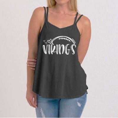 Football Vikings School Sports Fan Team Spirit Women's Strappy Tank