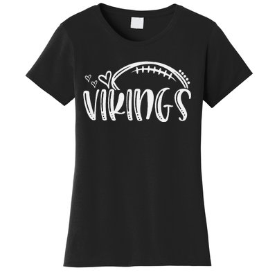 Football Vikings School Sports Fan Team Spirit Women's T-Shirt