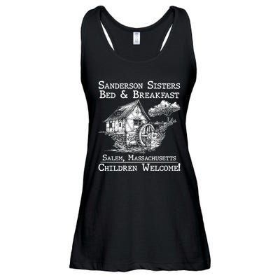 Funny Vintage Sanderson Sisters Bed And Breakfast Ladies Essential Flowy Tank