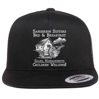Funny Vintage Sanderson Sisters Bed And Breakfast Flatbill Hat