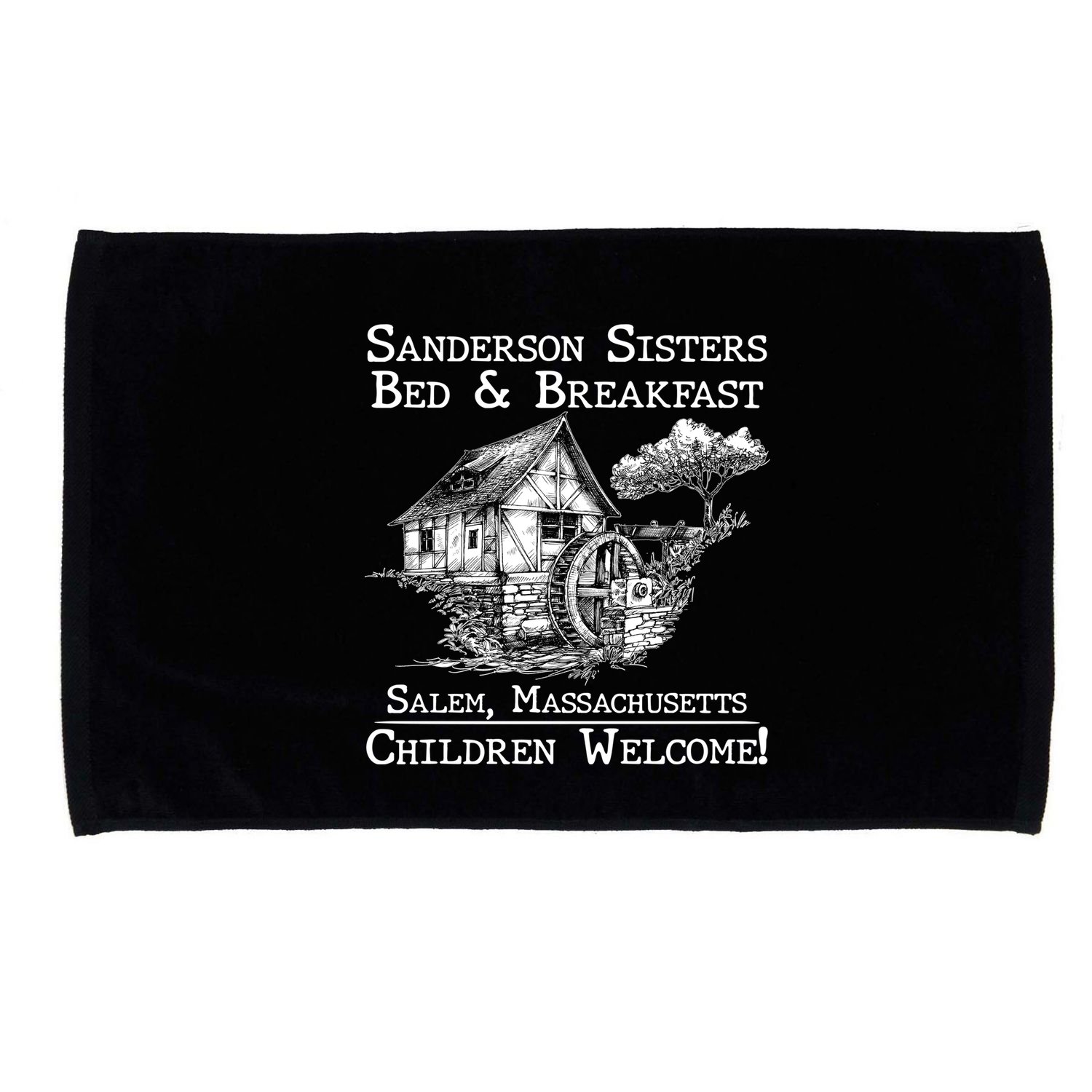 Funny Vintage Sanderson Sisters Bed And Breakfast Microfiber Hand Towel