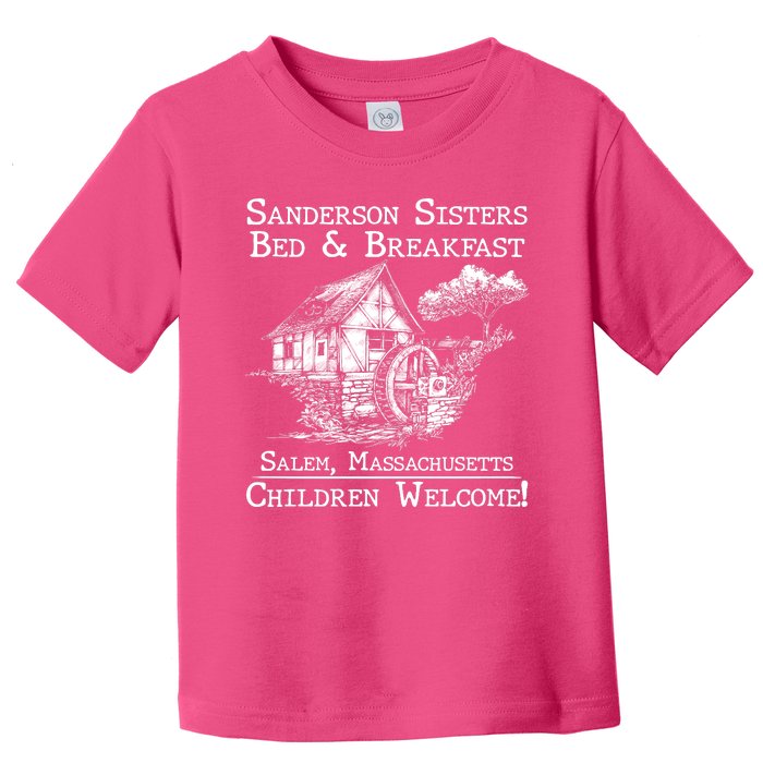 Funny Vintage Sanderson Sisters Bed And Breakfast Toddler T-Shirt