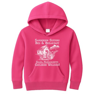 Funny Vintage Sanderson Sisters Bed And Breakfast Kids Hoodie