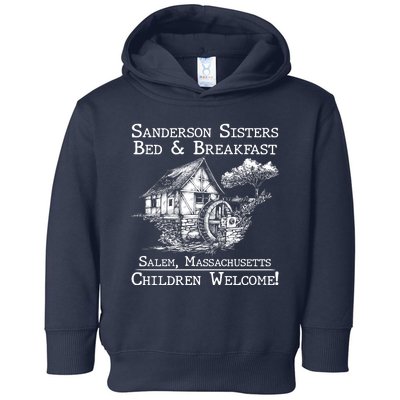 Funny Vintage Sanderson Sisters Bed And Breakfast Toddler Hoodie