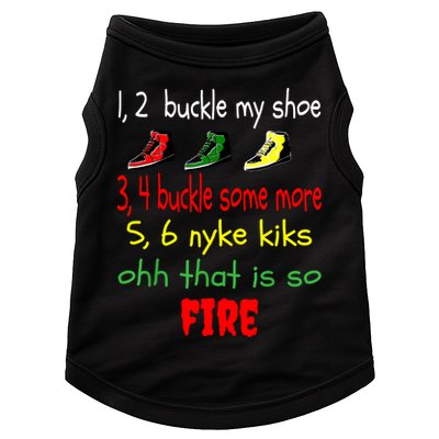 Funny Viral Song 1 2 Buckle My Shoe Doggie Tank