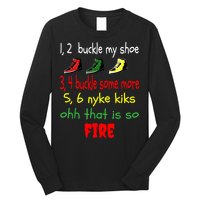 Funny Viral Song 1 2 Buckle My Shoe Long Sleeve Shirt
