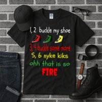 Funny Viral Song 1 2 Buckle My Shoe Tall T-Shirt