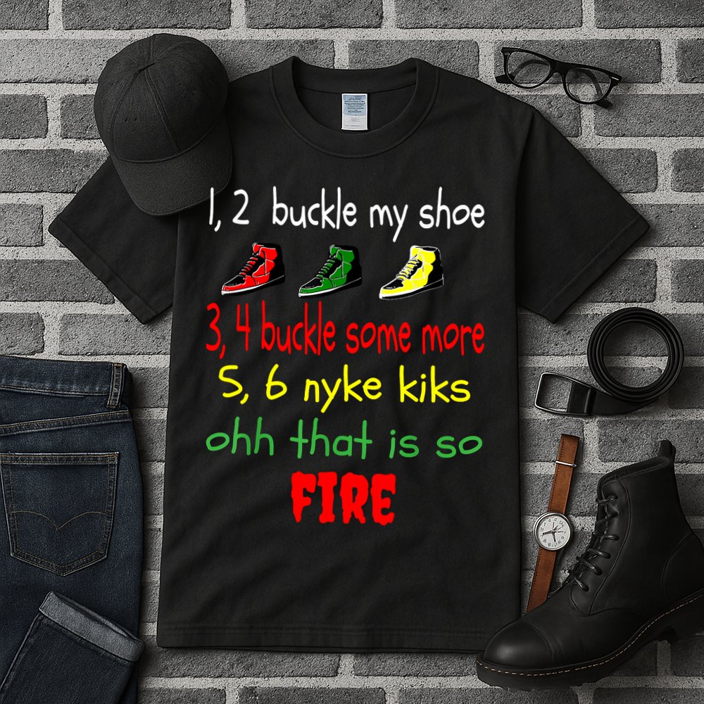 Funny Viral Song 1 2 Buckle My Shoe Tall T-Shirt