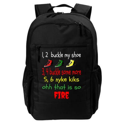 Funny Viral Song 1 2 Buckle My Shoe Backpack