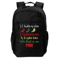 Funny Viral Song 1 2 Buckle My Shoe Backpack