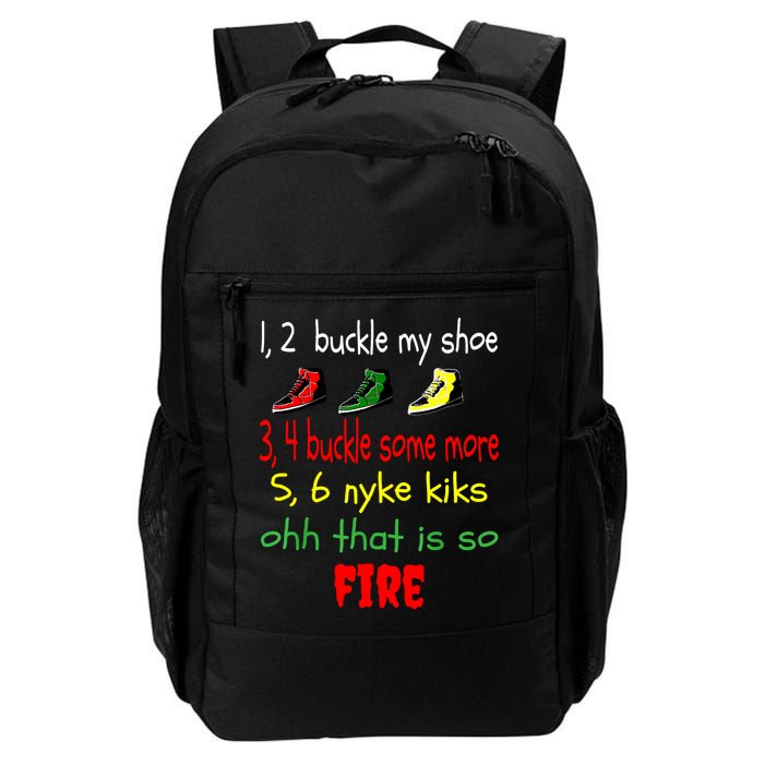Funny Viral Song 1 2 Buckle My Shoe Backpack