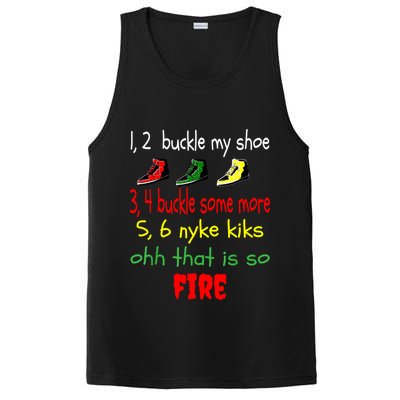 Funny Viral Song 1 2 Buckle My Shoe PosiCharge Competitor Tank