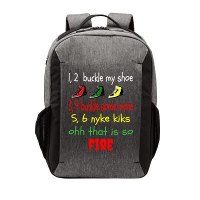 Funny Viral Song 1 2 Buckle My Shoe Vector Backpack