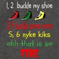 Funny Viral Song 1 2 Buckle My Shoe Vector Backpack