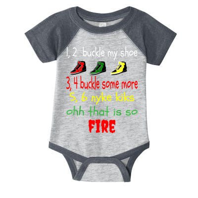 Funny Viral Song 1 2 Buckle My Shoe Infant Baby Jersey Bodysuit
