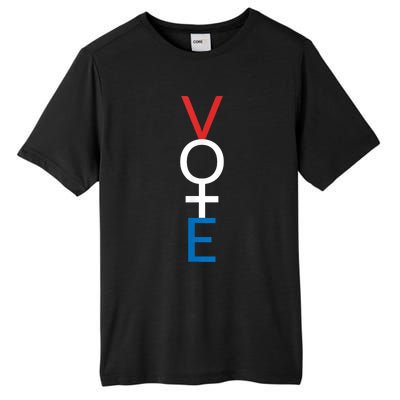 Feminist Vote Shirt Red White Blue Voting Election Tall Fusion ChromaSoft Performance T-Shirt