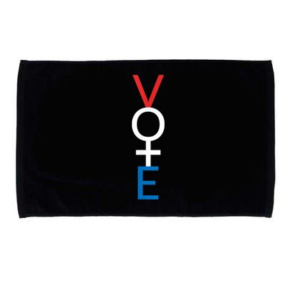 Feminist Vote Shirt Red White Blue Voting Election Microfiber Hand Towel