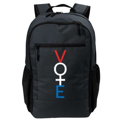 Feminist Vote Shirt Red White Blue Voting Election Daily Commute Backpack