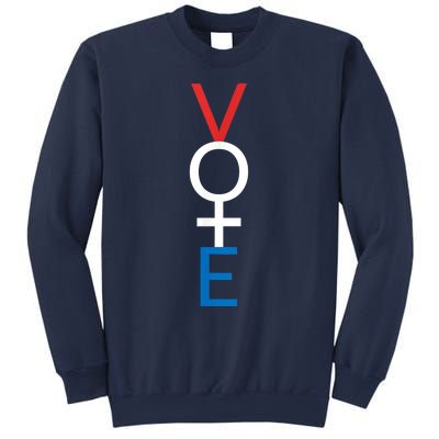 Feminist Vote Shirt Red White Blue Voting Election Sweatshirt