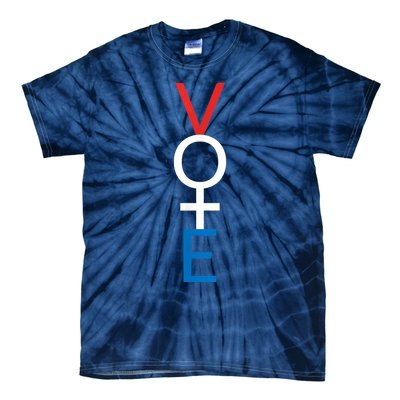 Feminist Vote Shirt Red White Blue Voting Election Tie-Dye T-Shirt