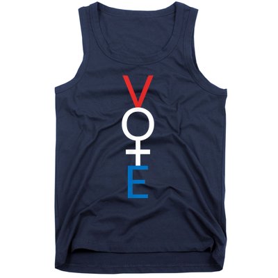 Feminist Vote Shirt Red White Blue Voting Election Tank Top