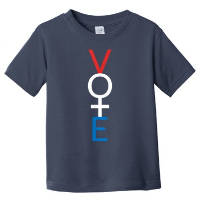 Feminist Vote Shirt Red White Blue Voting Election Toddler T-Shirt