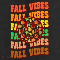 Falls Vibes Smile Face Retro Colorful Trucker Hat