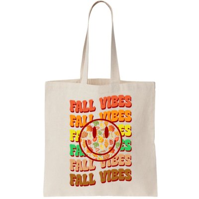Falls Vibes Smile Face Retro Colorful Bag