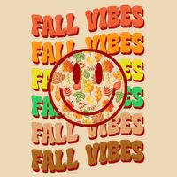 Falls Vibes Smile Face Retro Colorful Bag